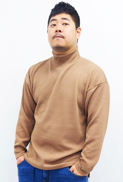 WF 빅스 골지 터틀 스웨터(3color)105사이즈 이상 권장